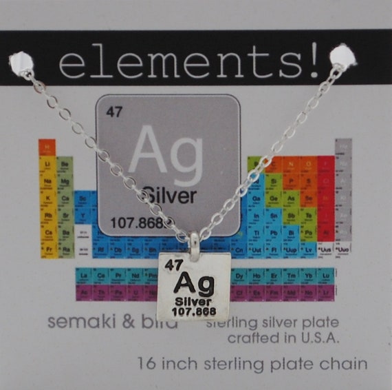 A&G Logo Plate Pendant Silver 