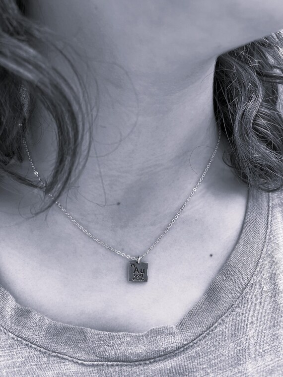 Silver A&G Logo Plate Pendant