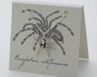 Spider Necklace - sterling silver