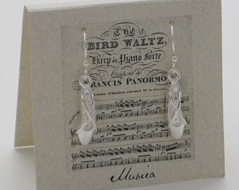 Zilverkleurige balletpantoffels - sterlingzilver