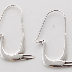 Freebird Earrings - solid sterling silver