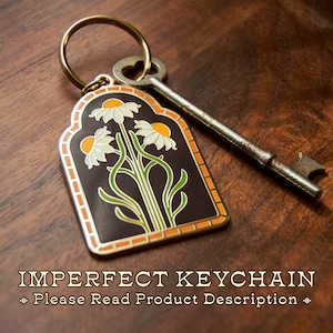 IMPERFECT Enamel Keychain • Seconds Sale • Discounted Keychain