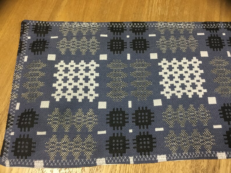 Welsh Blanket Tapestry Table Mats BLUE / Matiau Bwrdd GLAS Etsy