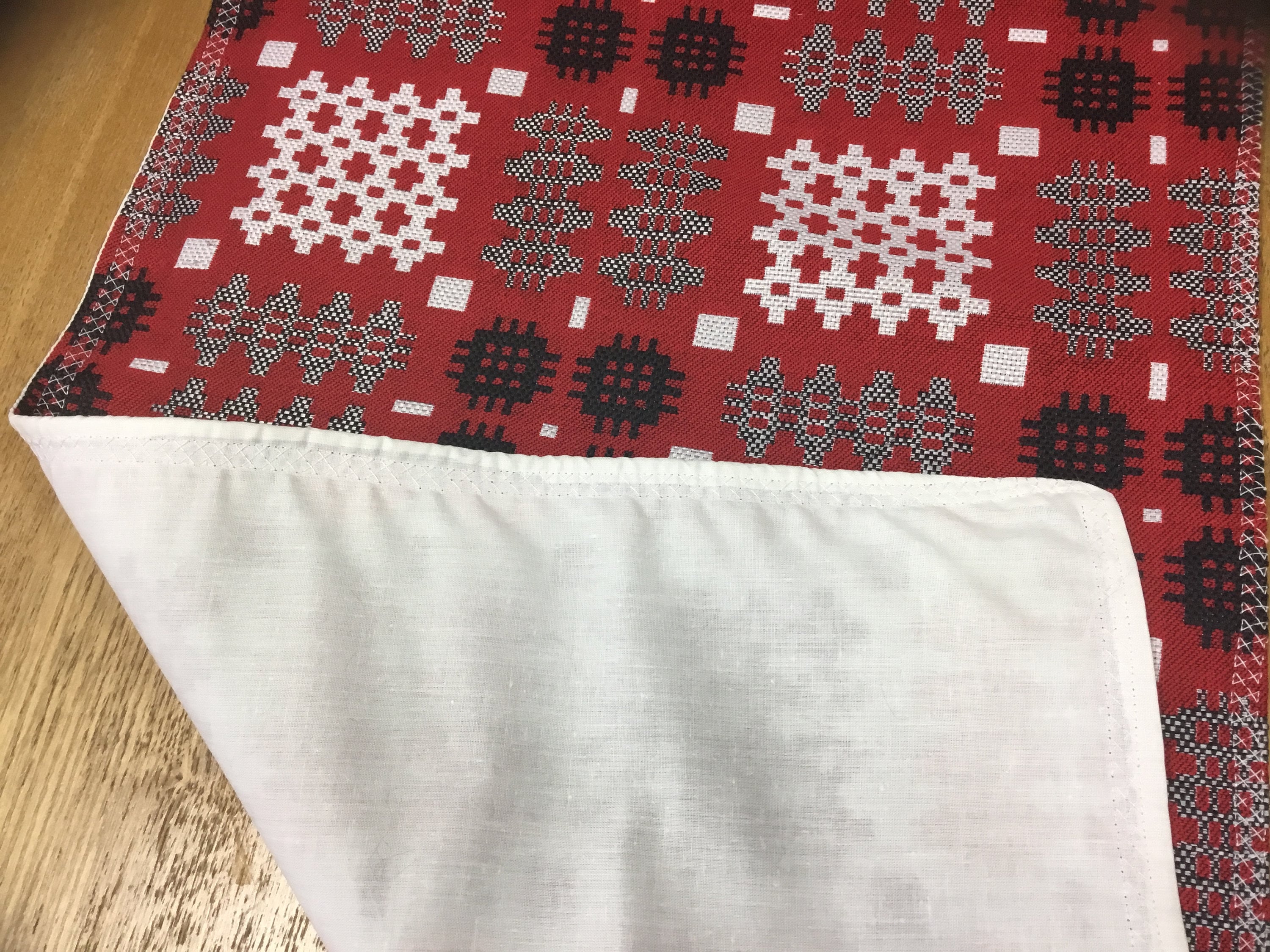 Welsh Blanket Tapestry Table Mats RED / Matiau Bwrdd COCH Etsy UK