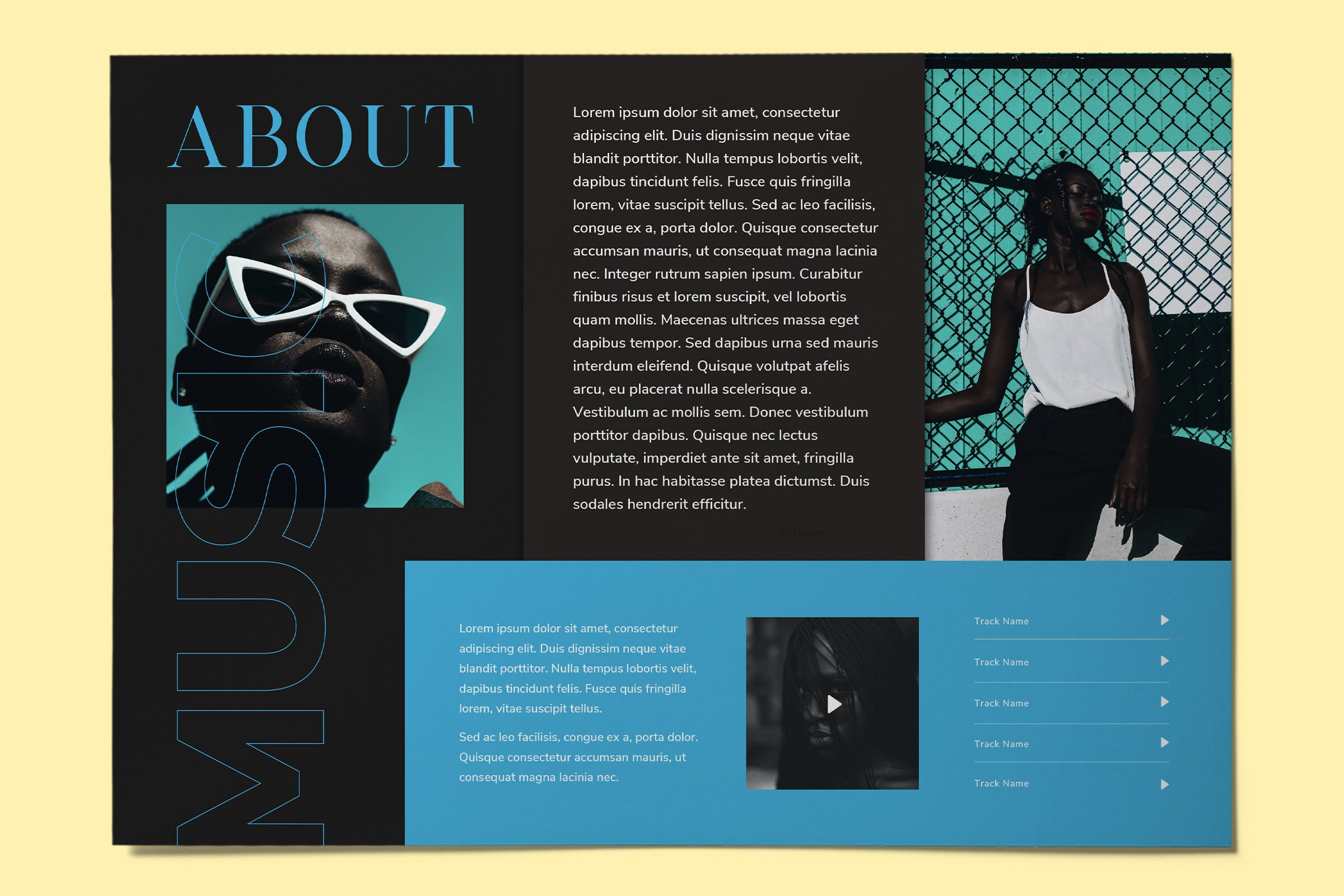 3page Band Press Kit Media Kit Template for Musicians Press Kit for 3page Band Press Kit Media Kit Template for Musicians Press Kit for