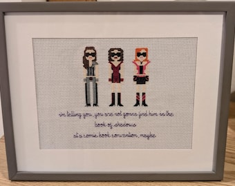 Parody Charmed Cross Stitch - Witches in Tights (customisation available)