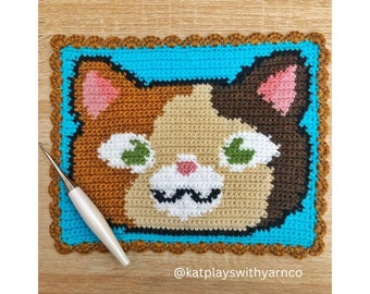 PATCHES the cat crochet tapestry pattern