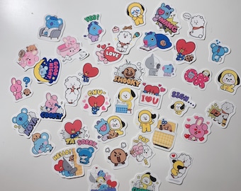 bt21 stickers etsy