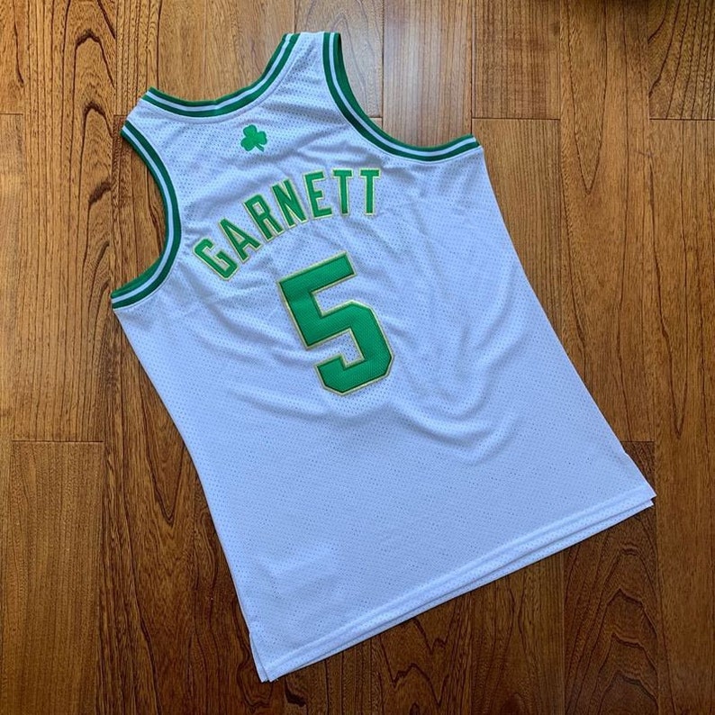 Men s Kevin Garnett Jersey Boston Celtics 5 Jersey Etsy