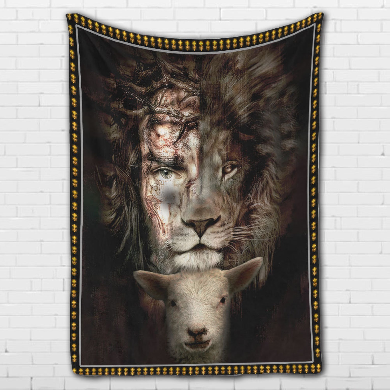 Lion Of Judah Lamb Of God Jesus Christ The Perfect Etsy