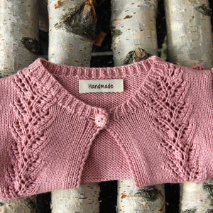 Crochet pattern baby 6m to girls 10y -DORALY Crochet Shrug-Bolero-Cardigan-crochet Shrug pattern PDF-crochet Bolero PDF- Size 3 mths 6 mths