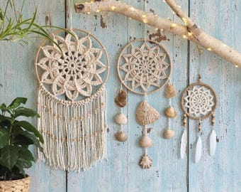 Macrame Ornament Pattern: DIY Mandala Dreamcatcher (PDF)