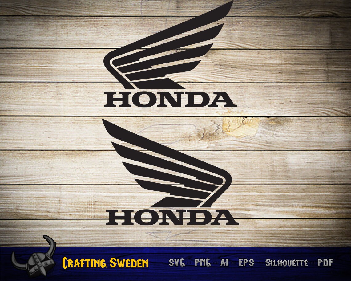 Honda Motorcycle Logo For Cutting Svg Ai Png And Etsy
