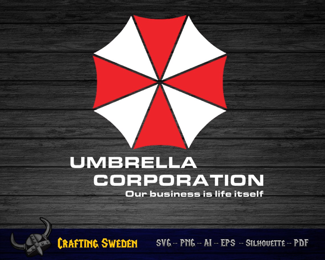 Umbrella Corporation Logo for Cutting SVG AI PNG and Etsy