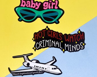 Criminal Minds Inspired Stickers