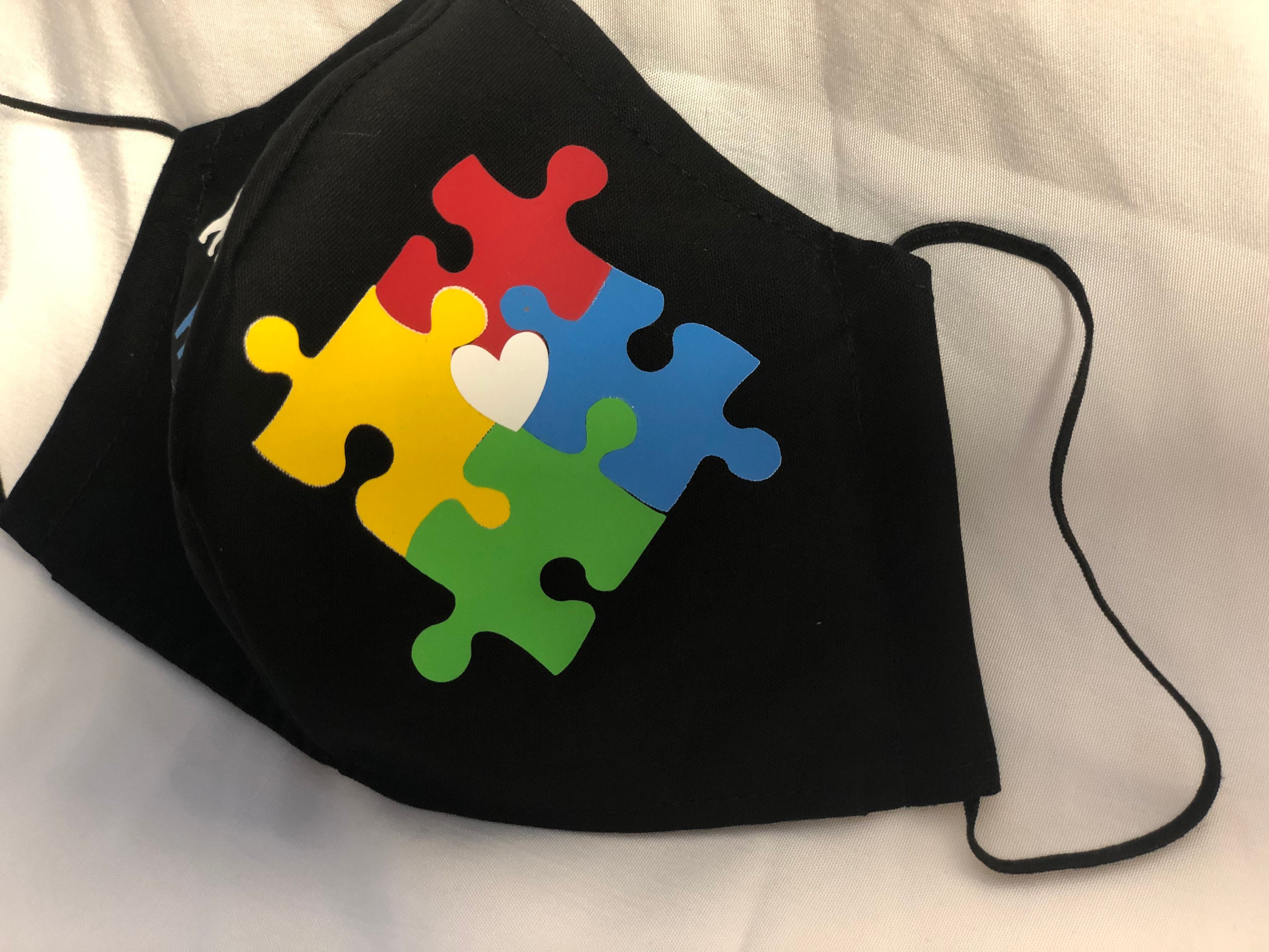 Face mask made for autism parents autism awareness washable Etsy