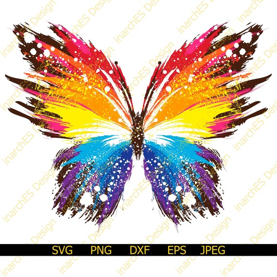 Download Watercolor Butterfly Butterfly Svg Butterfly Art Butterfly Etsy