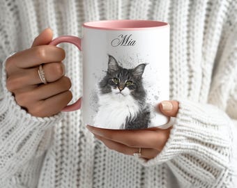 Aangepaste huisdiermok, gepersonaliseerde huisdiercadeaus, aangepaste hondenmok, kattenmok, huisdiercadeau, huisdierfoto op mok, gepersonaliseerde huisdiermok cadeau, valentijnscadeau huisdier