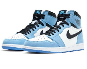 Blue Air Jordan Etsy