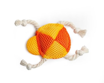 Catnip Turtle Cat Toy with Rope Tassels: Handmade Kitten Kicker