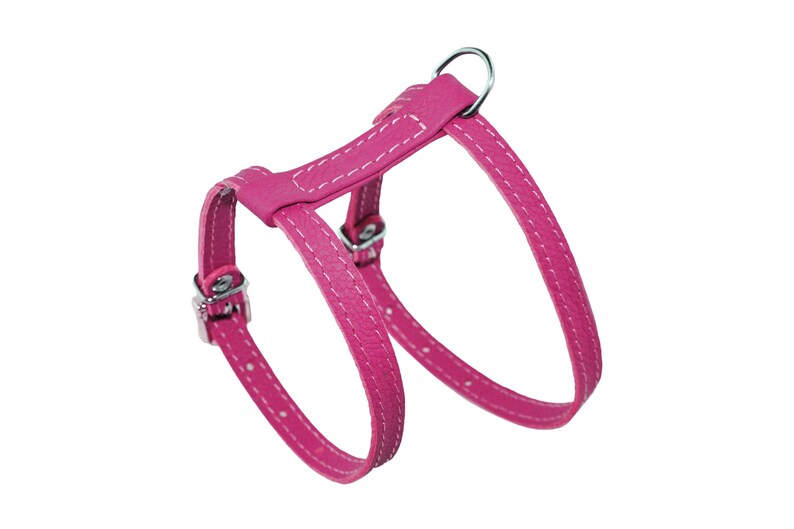 Soft Leather Harness for Small Dogs and Cats Dog Harnesses Etsy