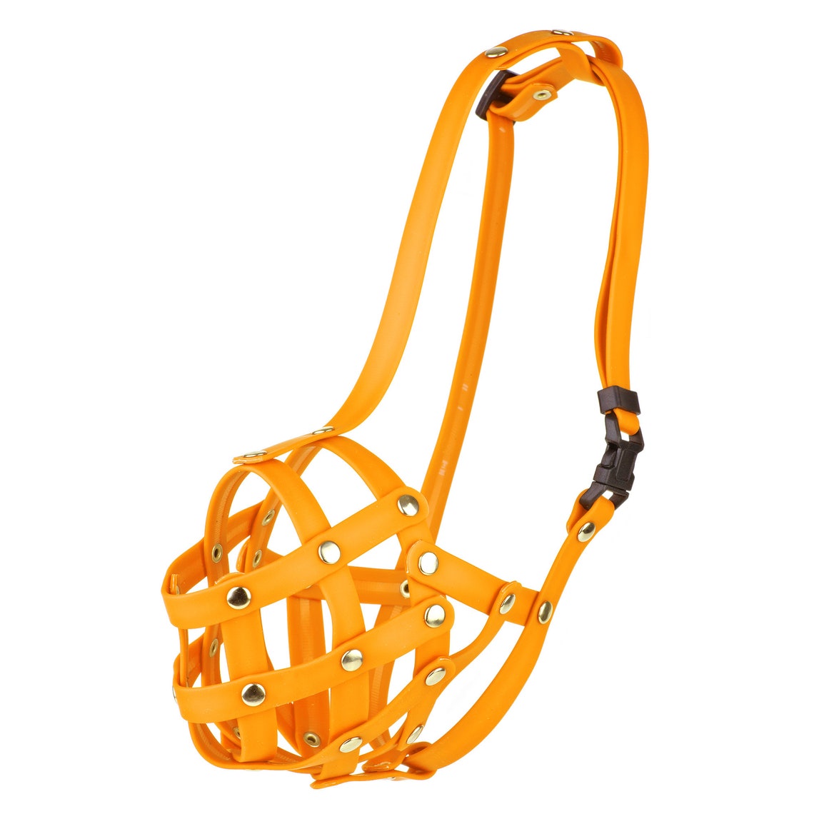 Biothane Dog Muzzle Dog Muzzle Medium Dog Muzzle Red Yellow Etsy