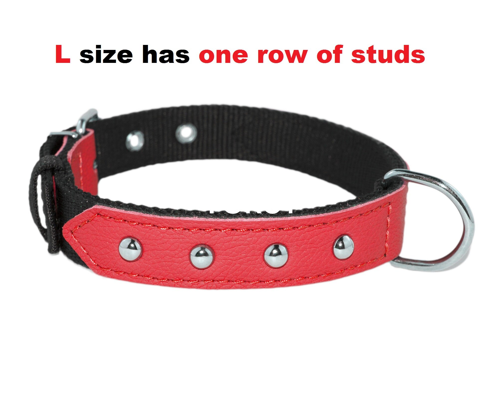 Studded Leather Dog Collar for Large Dogs Wide Dog Collar XL Etsy