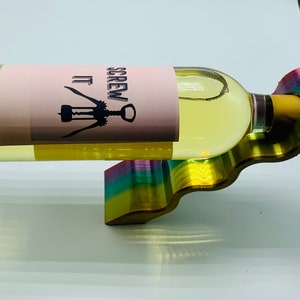 Anti-Gravity 3D Printed Wine Holder