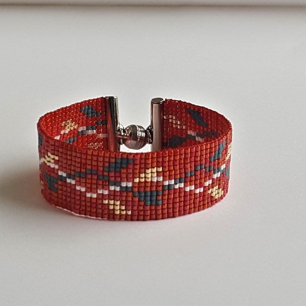 Miyuki bead woven bracelet