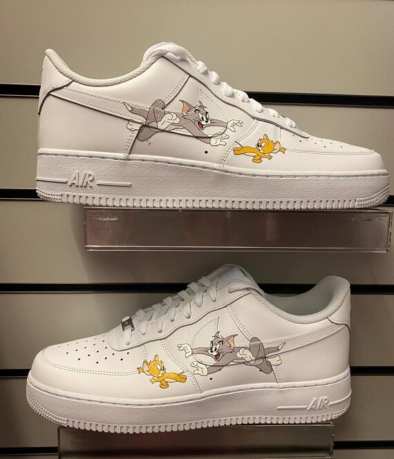 tom and jerry custom shoes