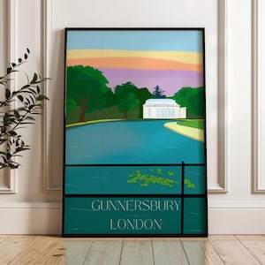 Gunnersbury London Art Print - gunnersbury park, gunnersbury w3, gunnersbury w5, high street, west london wall art, chiswick wall art