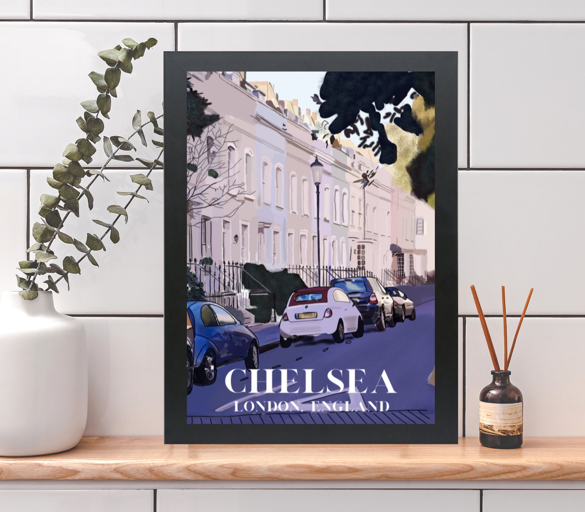 Chelsea Art chelsea poster print - Etsy España
