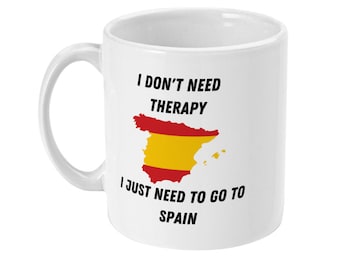 Funny Spain Mug - funny gift for spaniard, gift for spanish friend, gift for spanish colleague, secret santa spain, spain lover