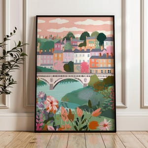 Richmond London Art Print - london travel print, west london art, richmond art print, richmond poster, richmond upon thames, richmond surrey