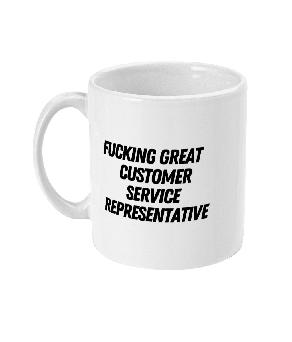 Fucking Great Customer Service Representative Mug customer | Etsy