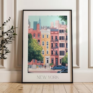 New York City Art Print - new york art print, nyc art print, brooklyn art print, new york wall art, new york prints, nyc travel prints