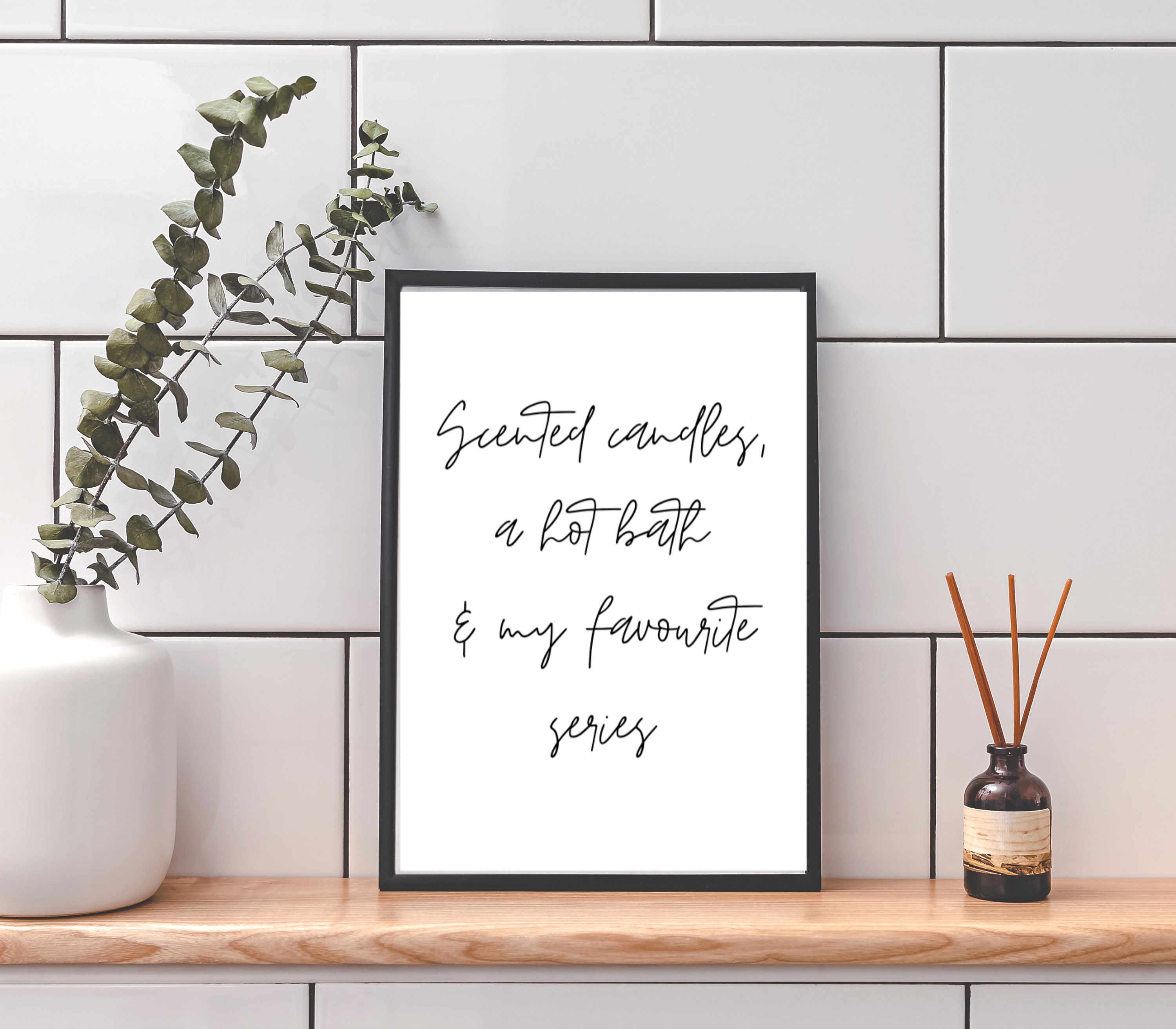 Minimalist Bathroom Wall Art bathroom prints bathroom | Etsy