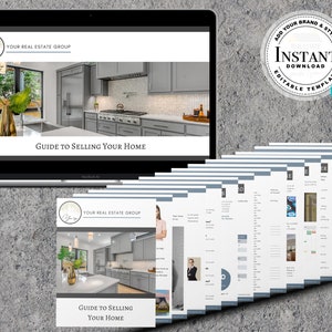 Real Estate Listing Presentation, Pre Listing Guide, Real Estate Marketing, Editable in Canva, Printable, Real Estate Seller