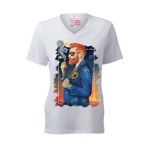 Vincent Van Gogh Hipster Tshirt | Starry Night Shirt