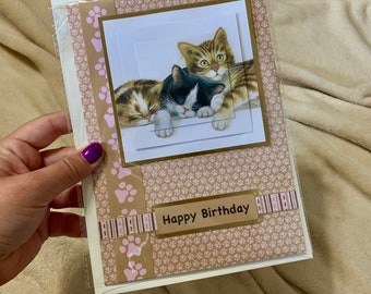 Tarjeta de gato mamá Feliz Navidad a los más Purr-Fect Cat mamá papá Gato tarjeta Tarjeta de gato mamá Feliz Navidad a los más Purr-Fect Cat mamá papá Gato tarjeta