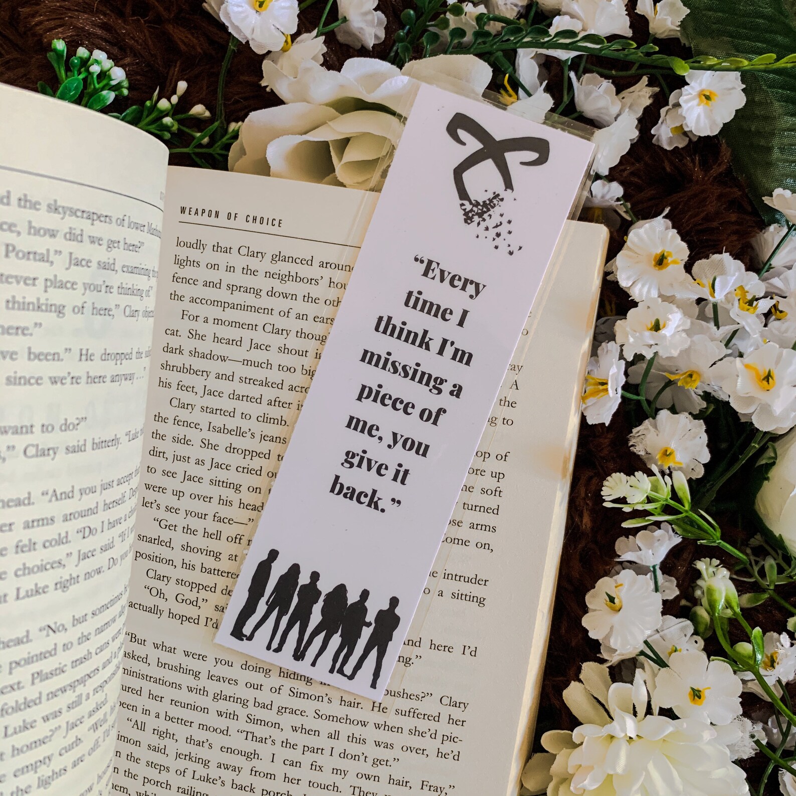 Mortal Instruments Bookmark Etsy