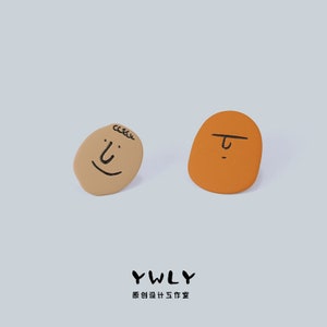 韓国版のかわいいファッションで個性的なキャンディ色の星のイヤリング Etsy