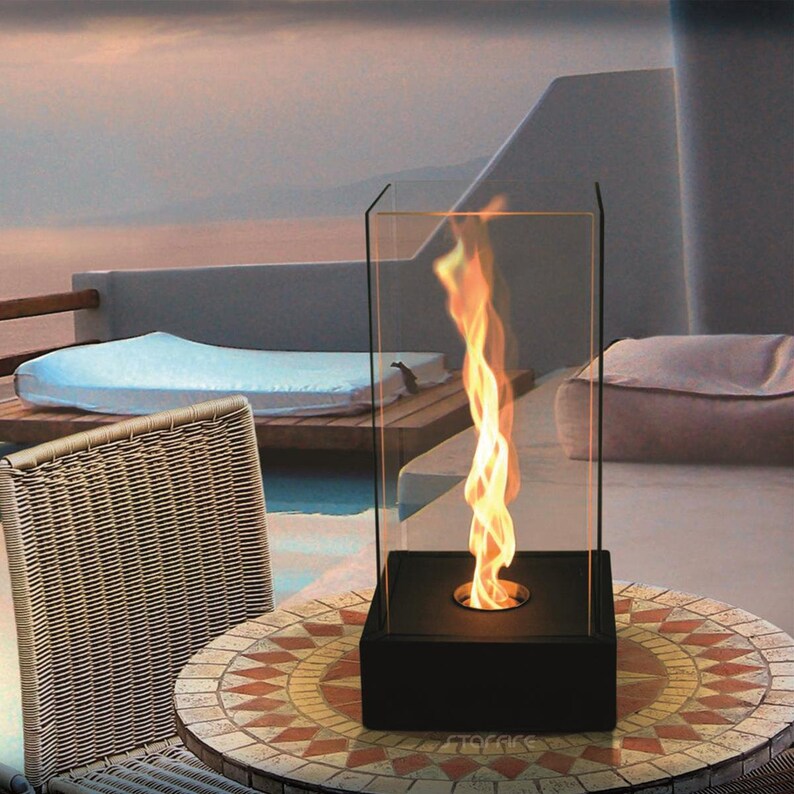 Desktop Fireplace / Bioethanol Tabletop Fireplace /smokeless Etsy