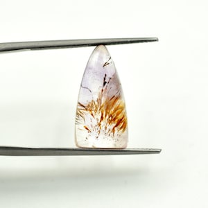 Rare Cacoxenite Cabochon Sparkling Quartz Natural cacoxenite Well Polished Cabochon Christmas Gift Ai 1814