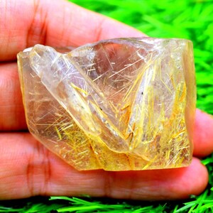Rutile Victory Sign Quartz Crystals Rutile Quartz Healing Crystal For Making Jewelry Ai 1145