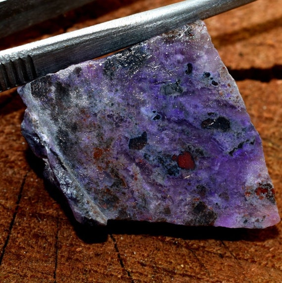 Awesome Top Grade 100% Natural Black and Multi Color Sugilite