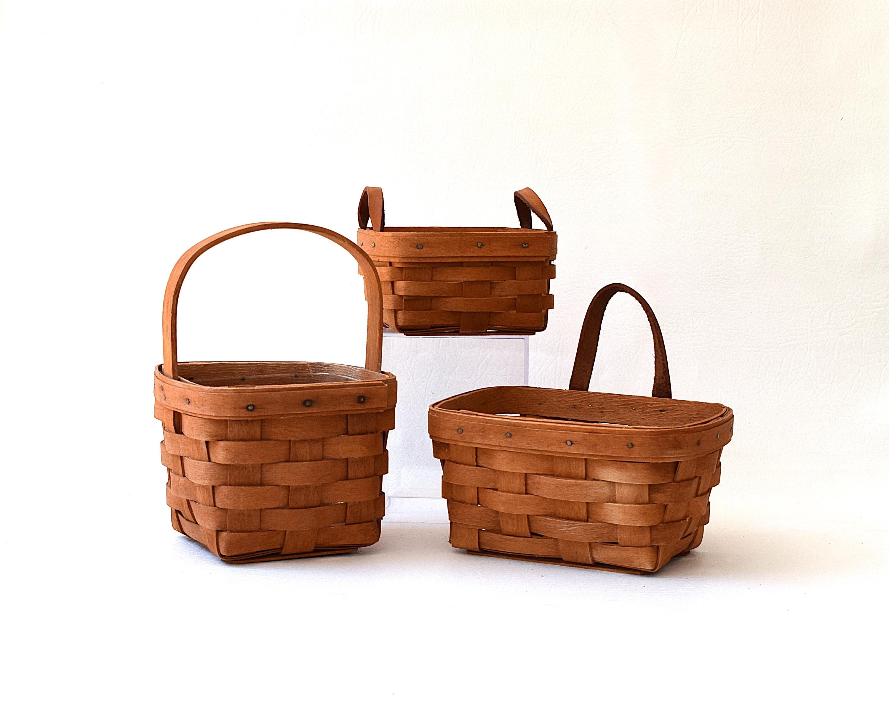 Longaberger ベル型バスケット スタンド付き 2個セット 1984 Longaberger Basket - Etsy