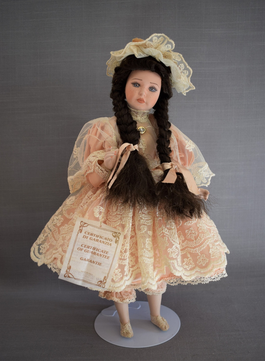 JJ❣️ITALY MARIGIO ハンドメイド ビスクドール Creazioni Marigio,italy, Biscuit Porcelain Jointed Doll With