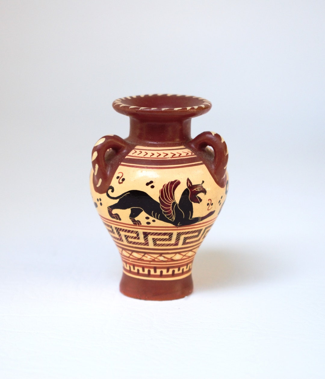 Miniature Amphora of Knossos/gryps griffin Louvre Museum Etsy