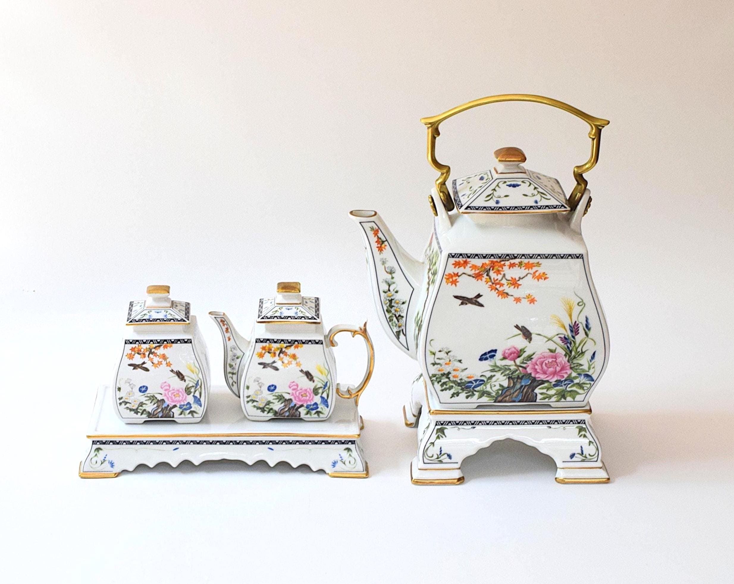 Vintage Franklin Mint Tea Set - Etsy